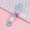 Novo Cordão Colorido de Acrílico em Formato de Coração para Celular Chaveiro Anti-Perda Universal para Garrafa d'Água Venda por Atacado