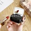 Funda para Auriculares AirPods Pro 3 Espejo Onda Manzana Estampado Leopardo con Espejo y Soporte