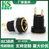 Conector de Alimentación CC Dc022B Todo Cobre Chapado en Oro 5521/5525 Conector de Alimentación CC Vertical con Base Hembra Roscada
