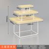 Mingchuang Cosméticos Maquillaje Mesa de Exhibición de Agua Corriente Nakajima Mesa de Exhibición Papelería para Madres e Infantes Tienda de Mascotas Estante de Doble Cara