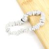 Cristal Natural Grava Colorida Irregular DIY Hecho a Mano Elástico Pulsera de Cuentas Cadena Simple para Mujer