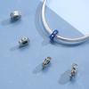 Cuentas Espaciadoras de Enchufe Serie Estrella Creativa Pegamento Cuentas de Plata Esterlina S925 Accesorios para Pulsera de Mujer DIY Cuentas Sueltas Plateadas
