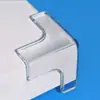 Protector de esquinas anticolisión para mesa, esquina de mesa, ventana, tira anticolisión, borde de seguridad anticolisión, adhesivo suave para esquinas, cubierta protectora de silicona en ángulo recto