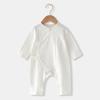 Ropa para recién nacido, Ropa de primavera y otoño, Mameluco de manga larga con mariposa, Ropa para bebé estilo coreano, Ropa para bebé de algodón puro