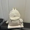 Mochila de Niña Conejito Linda Nueva de Verano 2026, Color Sólido con Estrellas Brillantes, Moderna y Fresca, Gran Capacidad, Bolsa de Mujer al por Mayor para Viajar al Trabajo