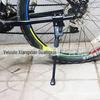 Bicicleta escada bicicleta apoio único bicicleta de montanha de três buracos apoio lateral rack de estacionamento de ferro escada de apoio lateral de três buracos