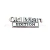 Venta caliente transfronteriza coche metal guardabarros logotipo Old Man EDITION coche modificado pegatina insignia letrero