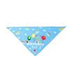 Tanpopo Dibujos Animados Transfronterizos Sombrero de Cumpleaños para Mascota Toalla de Saliva de Cumpleaños para Mascota Toalla Triangular para Perro Bufanda para Mascota