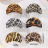 Pasador Grande con Estampado de Leopardo en Forma de Luna Transfronterizo para la Parte Trasera de la Cabeza, Pinza de Tiburón de Gama Alta, Accesorio Versátil para el Cabello