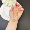 Novo Colar Antigo Dourado com Areia Estilo Chinês, Corrente para Clavícula Retro com Pingente de Bolsa da Sorte e Franja com Gotejamento de Óleo, Joia Simples e Duradoura