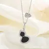 Collar de Calabaza Kirin con Colgante de Ágata Roja, Cadena para Clavícula de Alta Calidad Chapada en Oro Rosa de 18 Quilates, Ventas Directas de Fábrica, Dropshipping por Transmisión en Vivo