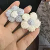 Nuevos Zapatos de Lana con Flores Abullonadas Lindas para Otoño e Invierno Cordones de Flores Hebillas Decorativas Zapatos Multicolores para Entrenamiento Moral Accesorios para Zapatos Deportivos