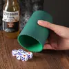 Taza para Dados de Color Escarchado a Mano Taza Tamizadora para Sacudir a Mano KTV Bar Dados de Alta Gama Taza para Dados Juego de Taza Tamizadora Color