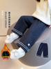 Pantalones Rectos para Niños Otoño e Invierno 2025 Estilo Nuevo Estilo Niña Forro Polar Pantalones Pantalones Casuales de Lana de Pierna Ancha para Niños