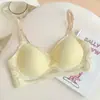 Sutiã Feminino Observation Rabbit para Seios Pequenos, Antidecair, Levanta-Busto, Suporte Lateral, Sem Fio, Fino, Sem Costura, Sutiã para Adolescentes