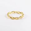 D052 Moda Transfronteriza Japonesa y Coreana Anillo Sencillo de Diamante Retorcido Anillo de Novia Retorcido con Diamante Distintivo para Mujer