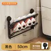 Estante para Zapatos con Ventosa para Uso Doméstico, Montado en la Pared Detrás de la Puerta, Zapatero para la Entrada, Zapatero Sencillo para el Baño, Estante de Almacenamiento Plegable de Doble Capa
