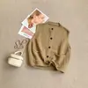 Ropa exterior de otoño e invierno, chaleco de punto de osmanthus con cuello redondo, sin mangas, corte holgado, casual, elegante, top tipo cárdigan versátil