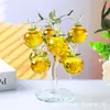 Árbol de Manzana de Cristal Árbol de la Paz Decoración Creativa para Sala de Estar Regalo Entrada Mueble de TV Aparador de Vino Decoración del Hogar Adornos