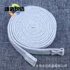 Fábrica de cordones Colorido En stock Aleación de alta gama Cabezal de letra 1.0 cm Cintura hueca Sudadera con cordón Cordón DIY