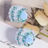 Flor de Rosa Nueva Artesanía Pesada Estilo Exótico Agujero Recto Cuentas Sueltas DIY Llavero para Teléfono Accesorios para Joyería Venta al por Mayor