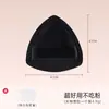Esponja Triangular de Polvo Piña Negra, No Absorbente, Base de Maquillaje tipo Esponja Malvavisco Ultra Gruesa, Herramientas de Belleza Profesionales al por Mayor, Fijación de Maquillaje