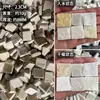 Baldosas de piso para paisajismo con bordes amarillos para cajas de tortugas, Ladrillos rojos pequeños para pisos de tortugas, Ladrillos con forma de panal para paisajismo y decoración de patios