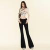 25º Look do Dia! Calça Flare Super Elástica|Cintura Alta, Emagrecimento, Versátil, Adequada para Pessoas Baixas e Altas