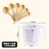 Cuchara Medidora Multifuncional para Hornear Cuchara para Condimentos de Cocina con Escala de 1 ml a 15 ml Cuchara para Leche en Polvo Múltiples Especificaciones Cuchara para Café