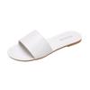 Zapatillas de Mujer para Comercio Exterior Verano Nuevas Europeas y Americanas Talla Grande Brillantes Casuales para Exterior Ligeras Sandalias Planas