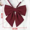 Pajarita de Plumas Uniforme Jk Color Sólido Pajarita de Uniforme de Graduación Camisa Estilo Preppy Femenina Accesorios para Uniforme Escolar Traje de Marinero Lazo