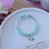 Yiwu Atacado de Pulseira de Pérola Cerâmica de Pequenos Produtos Joia de Mão com Contas de Cristal Pulseira para Casal Estudantes Crianças Joia Feminina