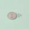 Plata de Ley S925 Flor de Gipsófila Tubo con Agujero Pasante Espaciador Tubo Recto Accesorios para Collares Pulseras Perlas Accesorios para Joyería DIY