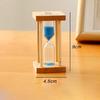 Temporizador de reloj de arena de madera de 1/3/5 minutos, decoración del hogar, regalos creativos, reloj de arena, adornos de oficina