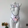 Lencería Sexy Ai Ruru con Encanto Atractivo, Body de Juego de Rol de Camisón Mixto, Conjunto de Malla Transparente
