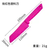 Cuchillo de Fruta de Plástico para Niños, Cuchillo para Pan Tostado, Cuchillo para Pasteles, Cuchillo Pelador de Verduras, Cuchillo para Suplementos Alimenticios de Bebé, Cuchillo para Cortar Verduras