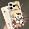 Adequado para a Transformação Instantânea da Apple em 18Promax Animação Kt Garfield West Highland iPhone Celular Capa Rígida e Flexível Personalização UV