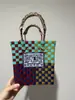 Comércio Exterior Elefante Tailandês Celebridade da Internet Cesta de Legumes Artesanal Grande Capacidade Bolsa de Mão Bolsa Grande Sacola de Compras