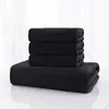 Toalla Negra, Toalla Gruesa Absorbente Más Vendida de Temu, Toalla de Baño, Mantel para Tocador, Alfombrilla de Belleza y Manicura, Personalizable con Logo