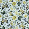 Nueva tela de algodón de doble capa de 120 g con estampado de mariposas arrugadas, fresca, para ropa de hogar de mujer, para camisetas de manga corta.