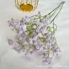 Plástico Blando Gipsofila Sintética Flores Artificiales Boda Decoración del Hogar Arreglo Floral DIY Flores de Seda Decoración Fresca Pequeña Venta al por Mayor en Stock