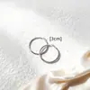 Pendientes de Aro de Moda 2026 para Mujer, Lujo Ligero, Sensación de Alta Gama, Clips para Orejas de Aro Lisos, Pendientes de Aro Grandes Exagerados, Estilo Minimalista Europeo y Americano