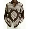 2026 Primavera y Otoño Amazon SHEIN AliExpress Nueva Moda Transfronteriza Camisa Cárdigan Estampada en 3D Top para Hombre