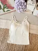 Camisola de encaje en colores macarrón, puramente deseable y delicada, con lazo y hermoso diseño de espalda que mejora la dopamina, con copas incorporadas