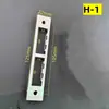 Placa de pestillo de puerta, Placa guía de puerta interior, Placa de cerradura de puerta de dormitorio, Placa de acero para marco de puerta, Juego de cerradura, Tope de puerta, Accesorios para tope de puerta