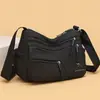 Bolso de Mujer de Comercio Exterior 2025 Nuevo de Cuero Suave Bolso de Mano para Mujer de Mediana Edad Moda Simple Atmosférico Bolso de Hombro Único Cruzado Bolso para Mamá de Dama