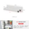 Estante de Refrigerador Estante Lateral de Almacenamiento Caja de Almacenamiento Magnética sin Perforaciones Caja de Especias Caja de Almacenamiento de Tablero Esmaltado para Cocina