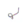 Venta al por mayor de fabricante Transfronterizo Acero inoxidable Galvanizado Moda Forma de Corazón Barra Recta Forma de 7 Forma de 5 Barra Joyería para Piercing de Nariz Venta al por mayor