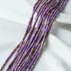 Piedra Natural Cristal Ágata Cuentas Pequeñas Tubulares Redondas Tubo Recto DIY Pulsera Pendientes Collar Joyería Material de Cuentas Sueltas