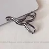 Presilha de Cabelo Ondulada em Formato de Coração Estilo Coreano para Mulheres, Novo Prendedor de Tubarão Doce para a Parte de Trás da Cabeça, Acessório de Cabelo de Alta Qualidade, Piranha Elegante, Ornamento de Cabelo